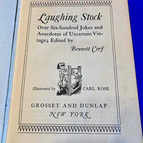 Other - 1945 Laughing Stock Book by Bennett Cerf